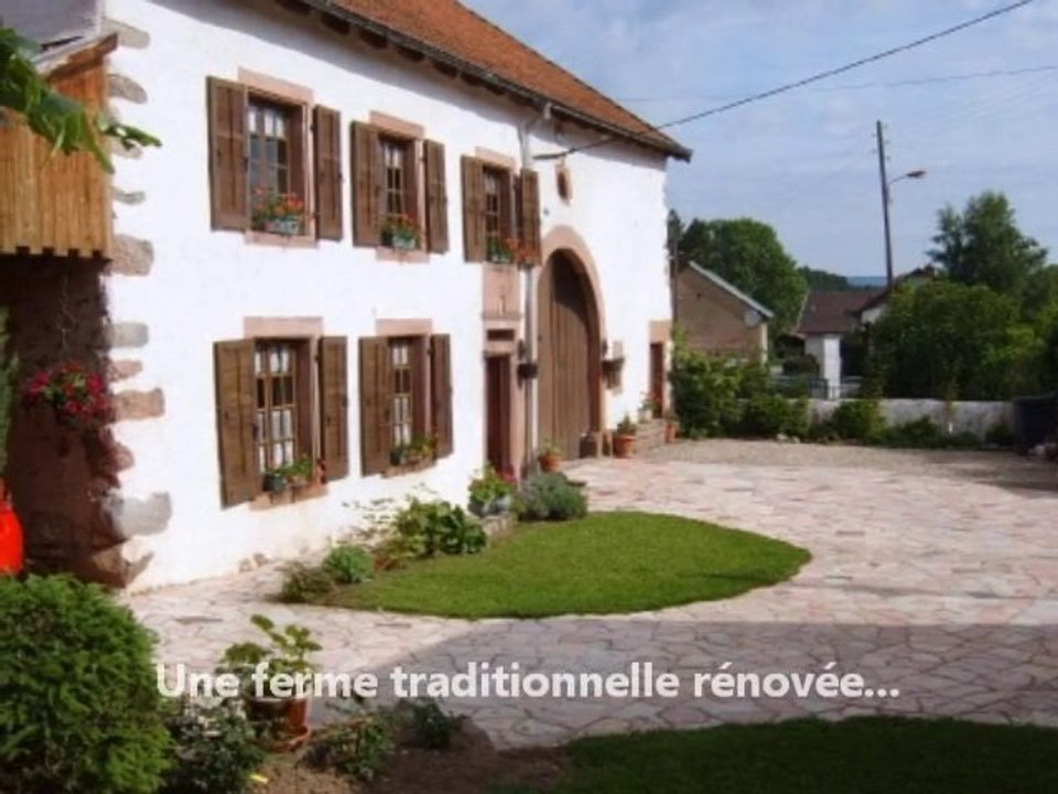 Saint-dié des vosges-ferme rénovée à vendre sans frais d'agence