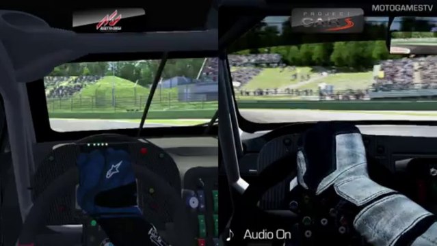 Assetto Corsa Beta vs Project CARS Build 603 - BMW M3 GT2 at Imola