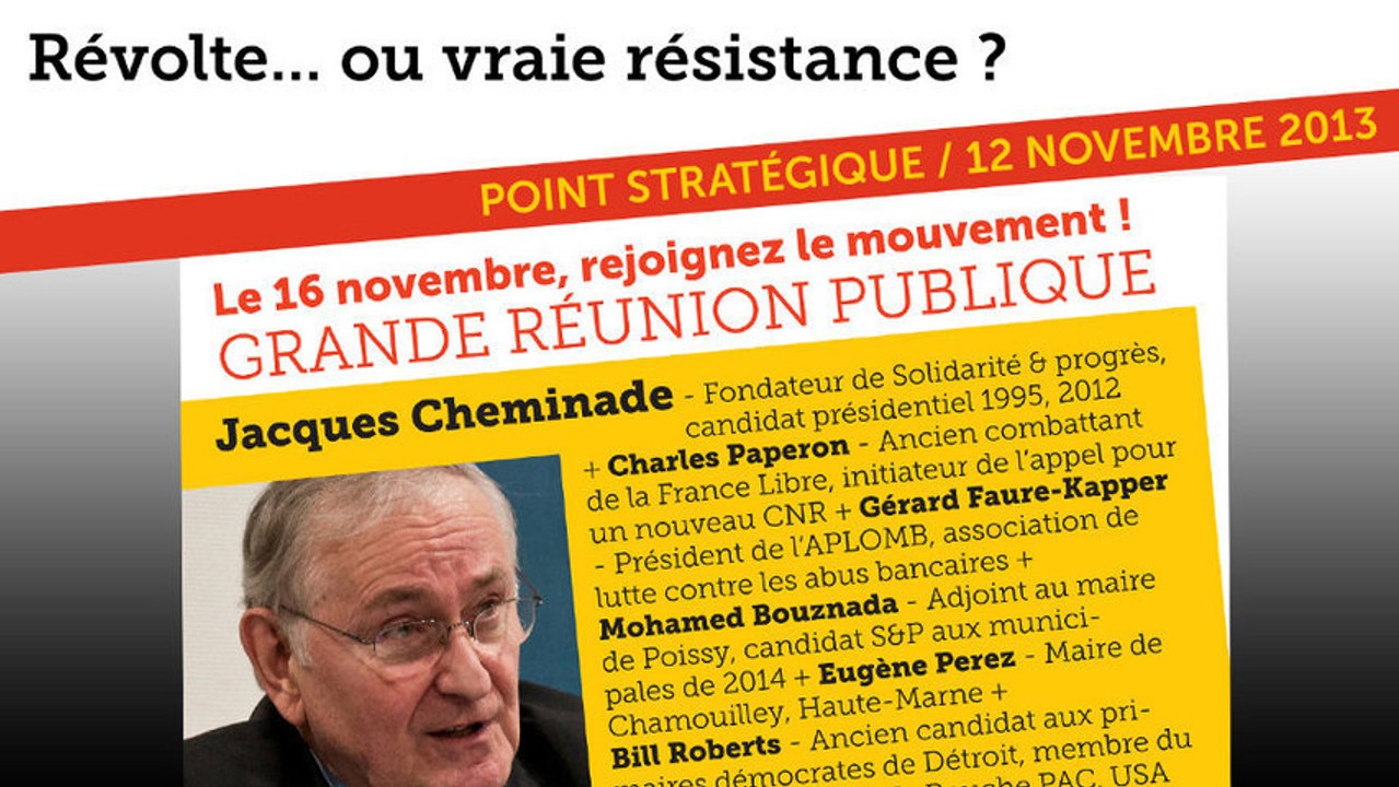 Révolte... ou vraie résistance ?