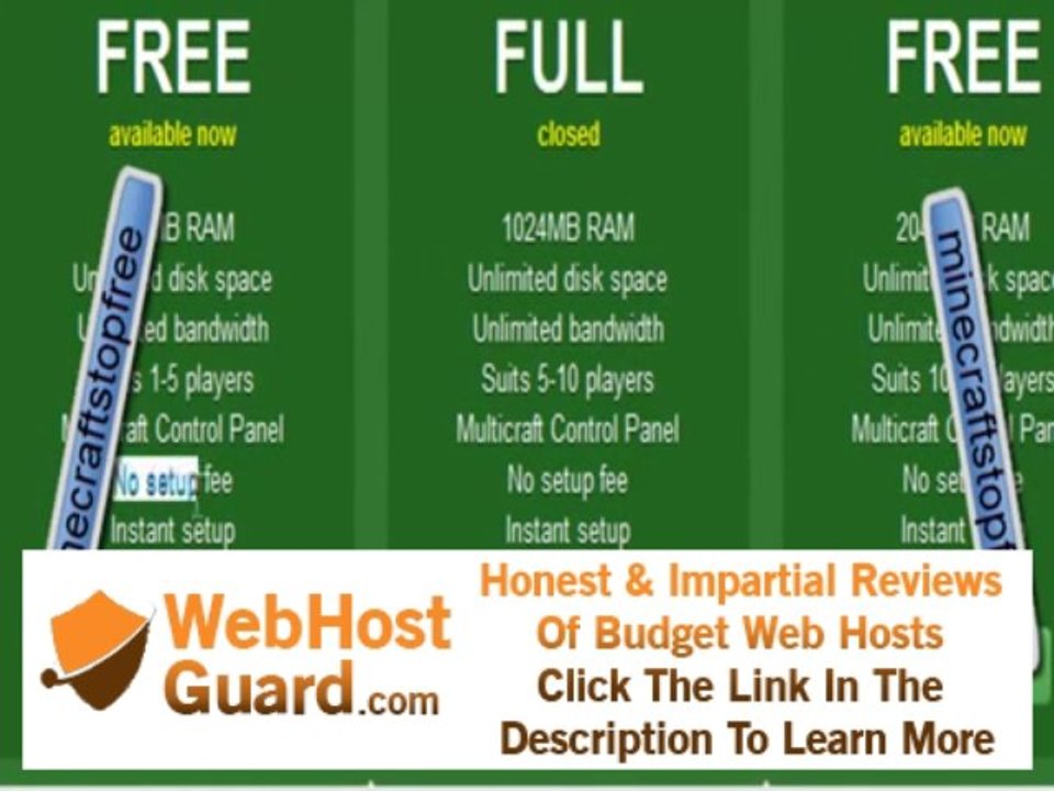 Free Minecraft Server Hosting   MINECRAFT FREE SERVERS FREE] VANILLA And BUKKIT SERVERS [JUNE 2013] 