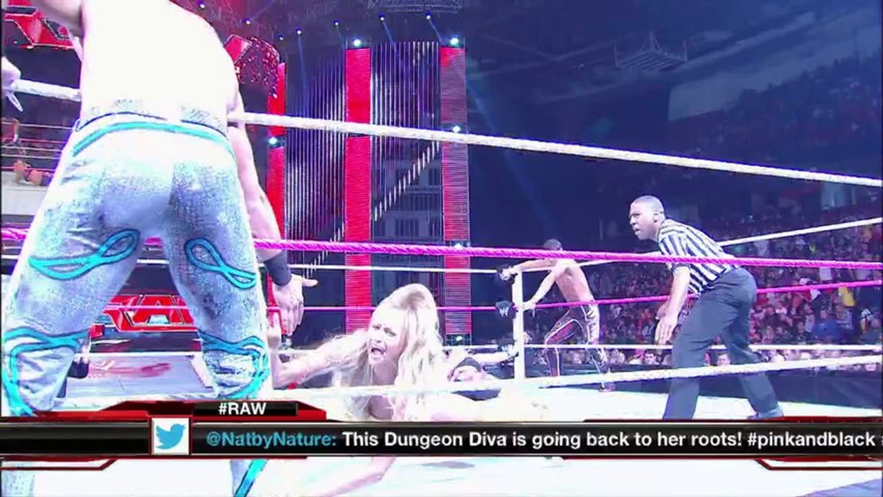 Tyson Kidd & Natalya vs. Fandango & Summer Rae - Mixed Tag Team Match Raw, Nov. 4, 2013