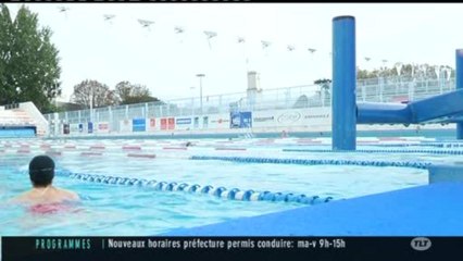 La natation pour des malades à la piscine Nakache (Toulouse)
