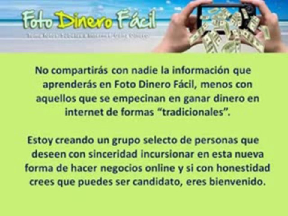 Foto Dinero Fácil  Como Ganar Dinero Fácil en Internet Subiendo Fotos