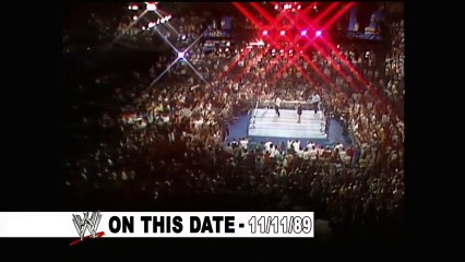 On This Day... Dino Bravo takes on Ultimate Warrior in a test of strength - WWE App Exclusive
