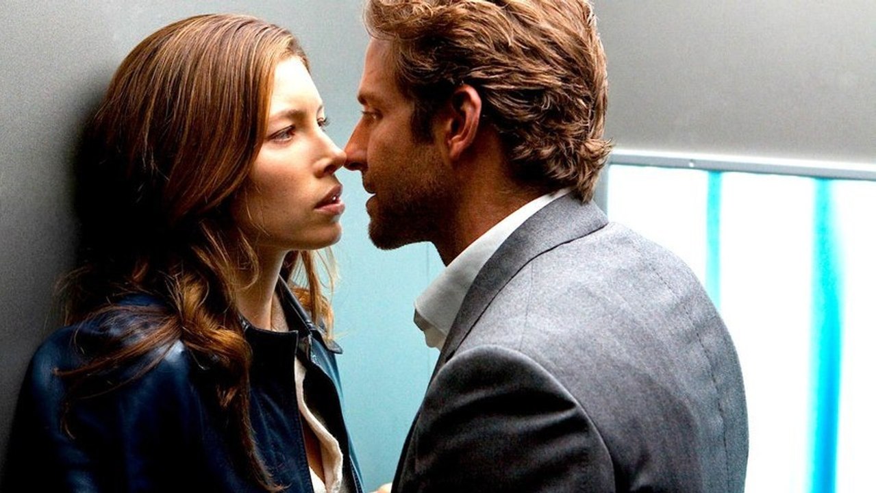 Jessica Biel and Bradley Cooper in The A-Team