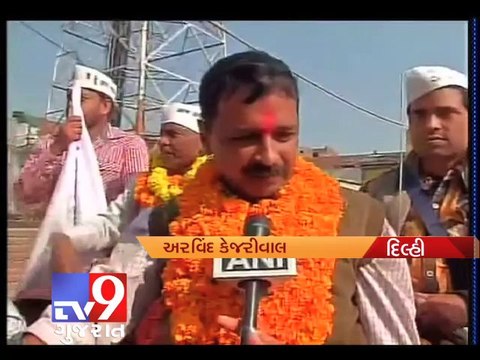 AAP gets Rs. 6-7 lakh in donations every day,Sheila Dixit glare on AAP funds -Tv9 Gujarat