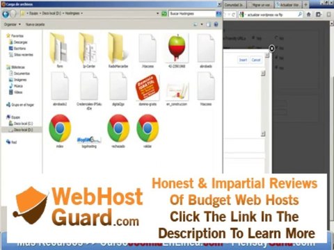 Instalación Joomla 2.5 en Hosting y colocar imagen sitio en construcción