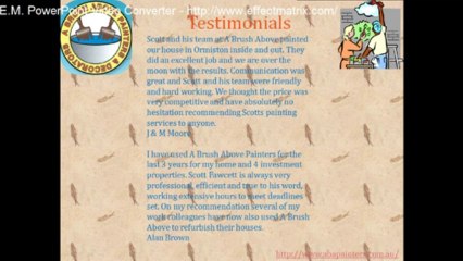 House painters for houses that really matters