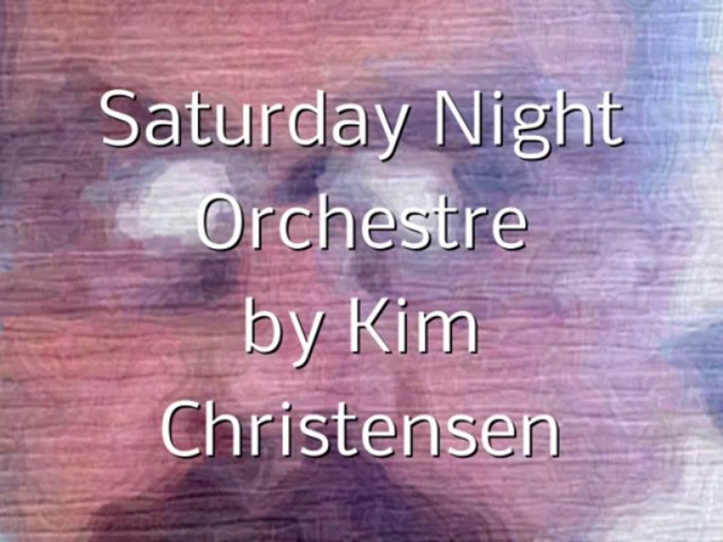 Saturday Night Orchestre