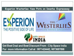Experion New Project^^9873687898^^Plot Sector 108 dwarka expressway