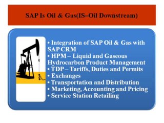 SAP Is Oil And Gas Online Training and Trainer Melbourne
