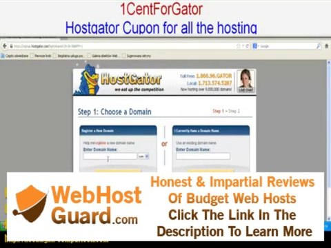 Free Hosting server for Wordpress (only 1 Cent one month)