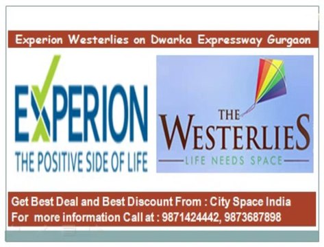 Experion westerlies plot~$~9873687898~$~sector 108 dwarka expressway