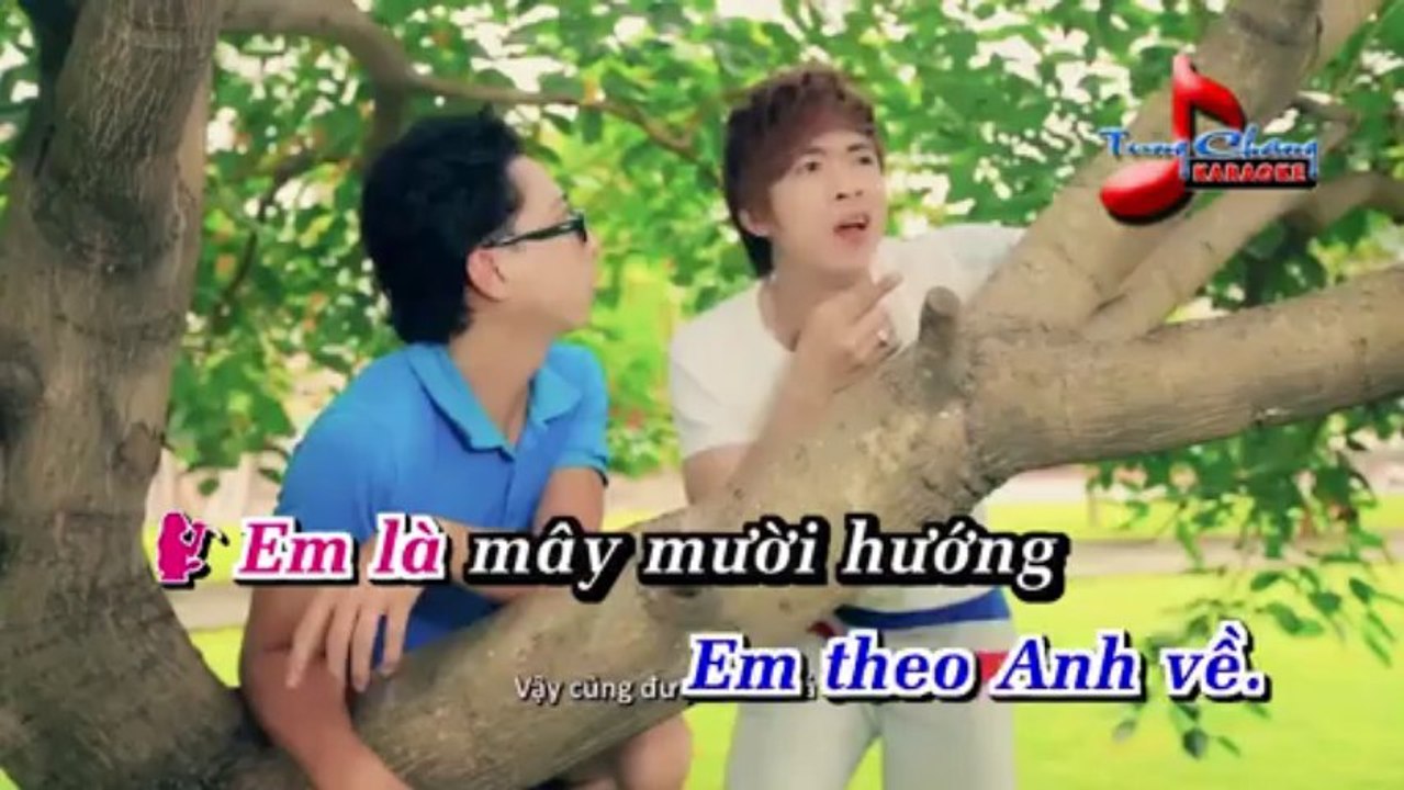 [Karaoke] Tàu Về Quê Hương (Remix) - Hồ Việt Trung ft. Thụy Anh