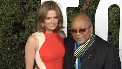 Stana Katic Meets Quicy Jones