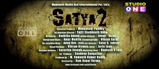 Ram Gopal Varma Satya 2 Trailer