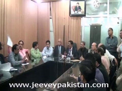 Khalid Pervaiz President All Pakistan Anjum-e-Tajran Press Conference