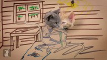 The Hunger Games Recreated with Cats and Cardboard