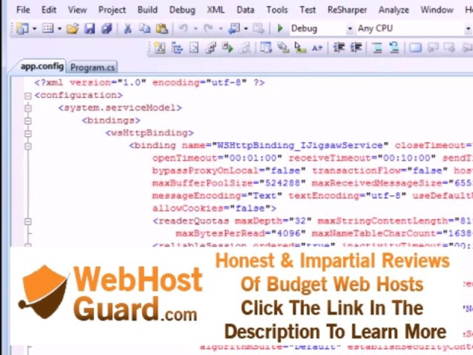 WCF self hosting tutorial