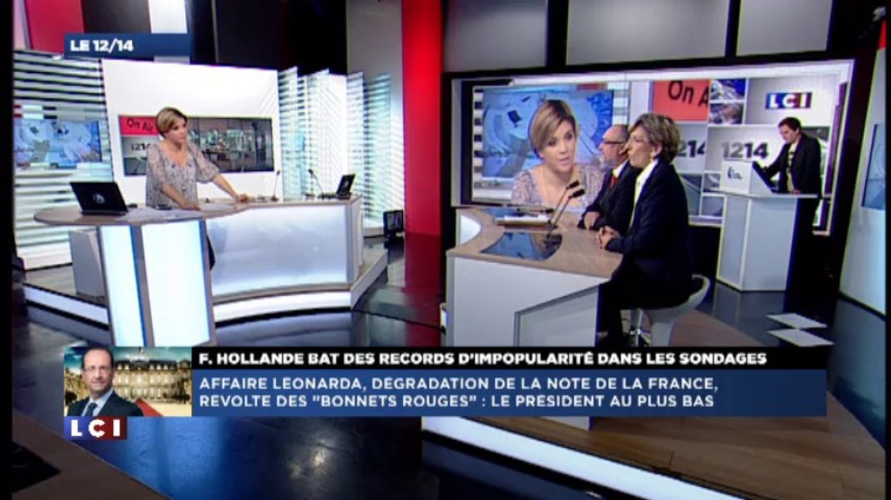 Marie-Noëlle Lienemann était l'invitée du 12/14 sur LCI le 12 novembre 2013