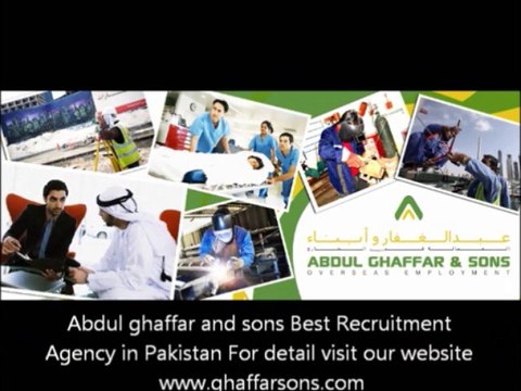Recruitment Agencies in Pakistan , Abdul Ghaffar and Sons