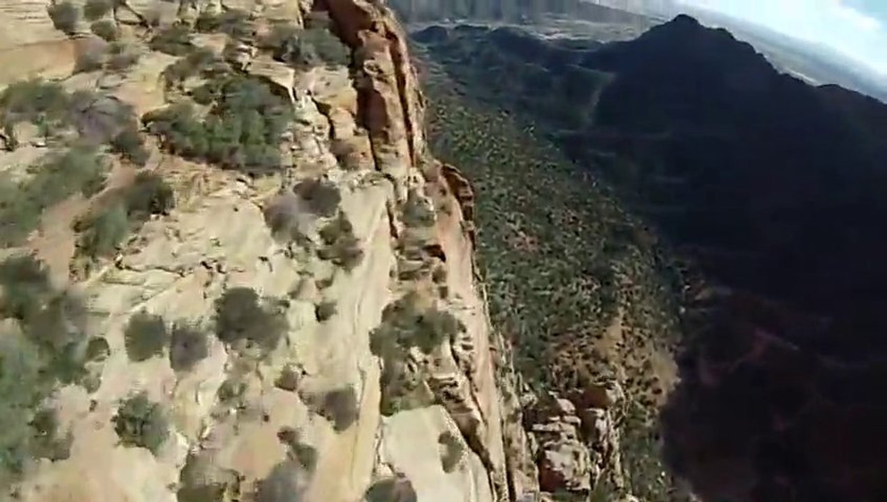 This Incredible Wingsuit Flight Through A Narrow Utah Canyon Will Blow You Away