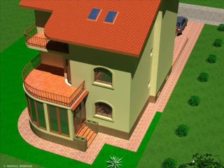 Casa IS 03 Bucuresti. Proiect casa cu subsol si garaj