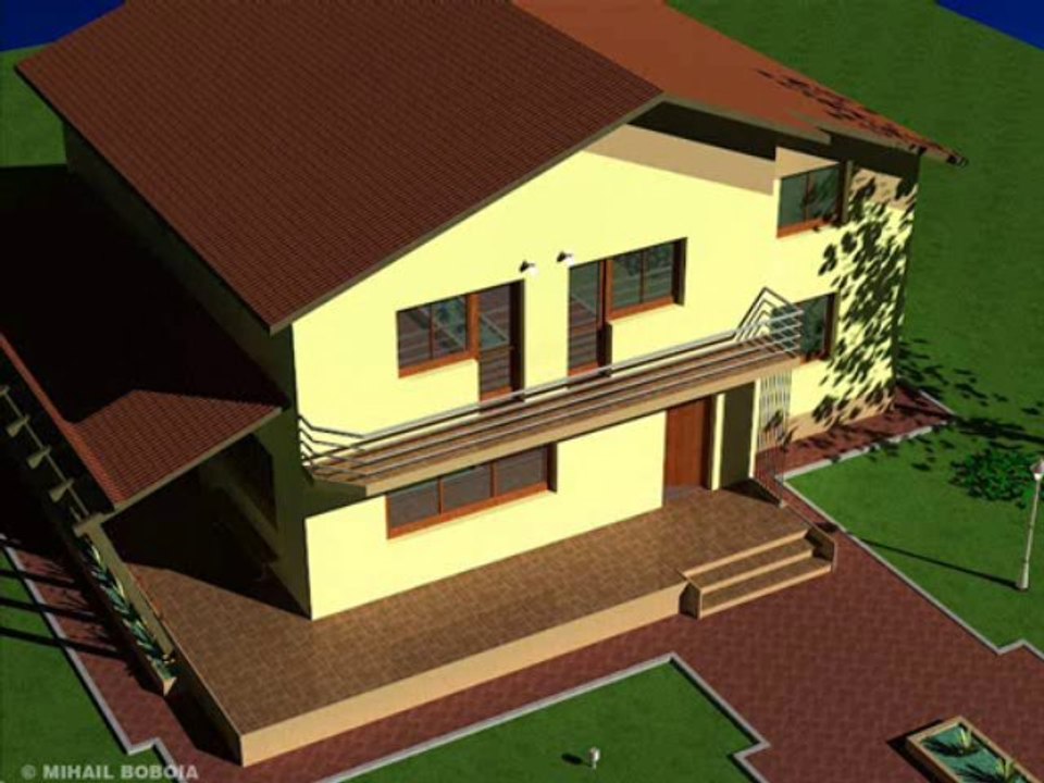 Casa IC 13 Bucuresti. Proiect casa cu etaj