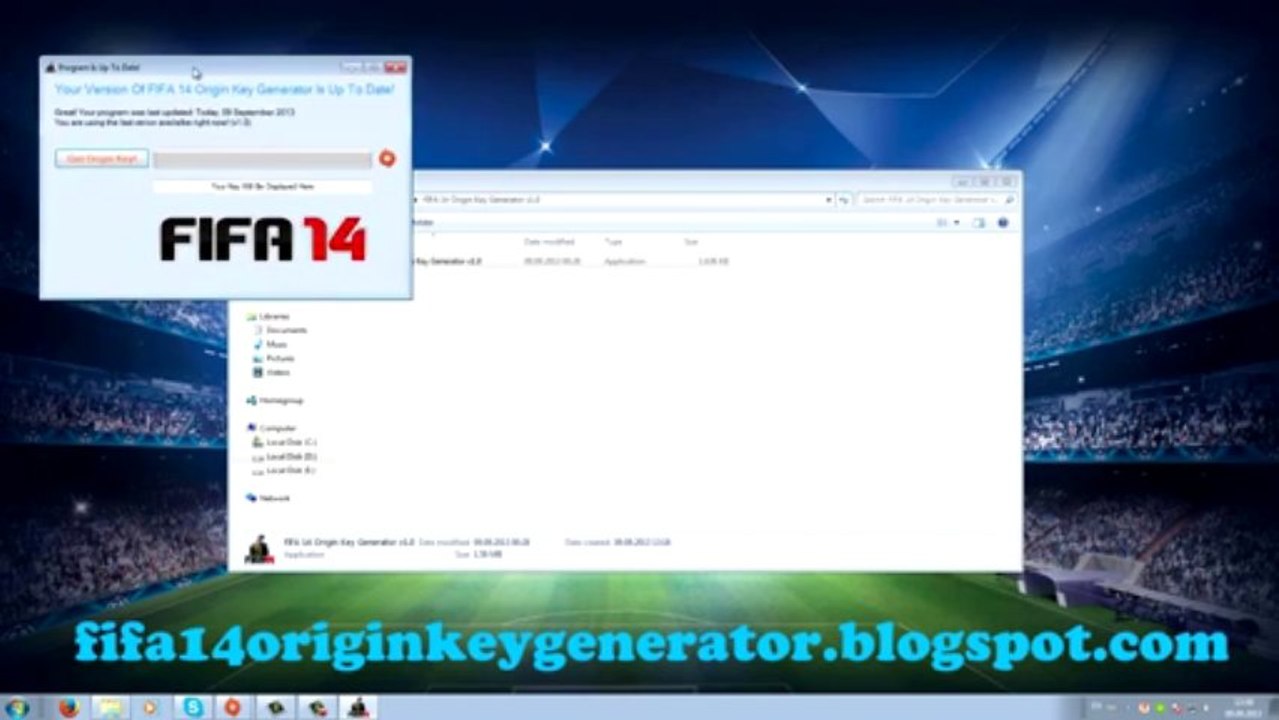 FIFA 14 Origin Key Generator v1.0 [Keygen]  and Crack  [November 2013]