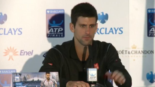 ATP Finales - Djokovic: Lo mejor, haberme levantado de las derrotas de Roland Garros y US Open