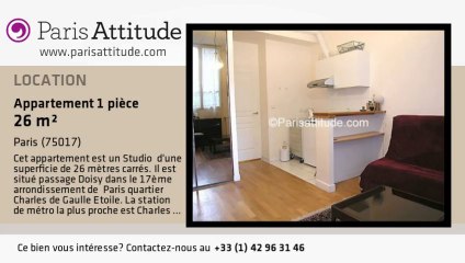 Appartement Studio à louer - Porte Maillot/Palais des Congrès, Paris - Ref. 2767
