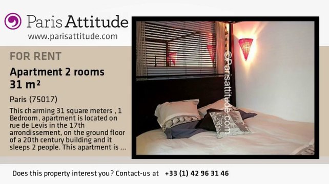 1 Bedroom Apartment for rent - Batignolles, Paris - Ref. 7532