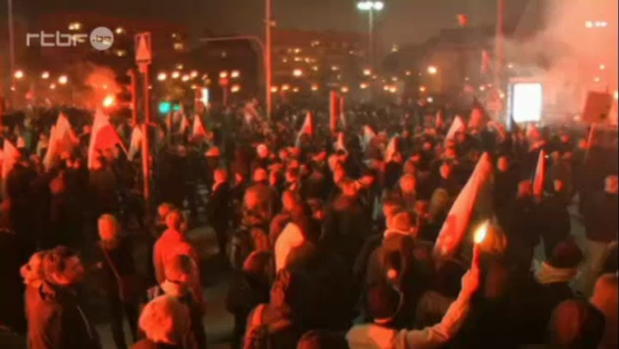 Violentes manifestations lors de la fête de l'indépendance en Pologne
