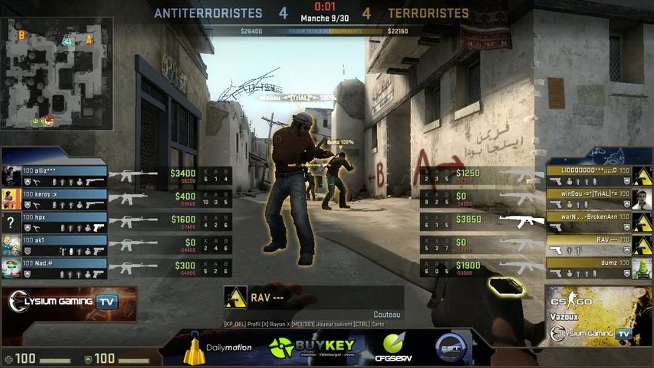 phase de poule fr pc cup csgo tour#3 elysium gaming vs broken arms