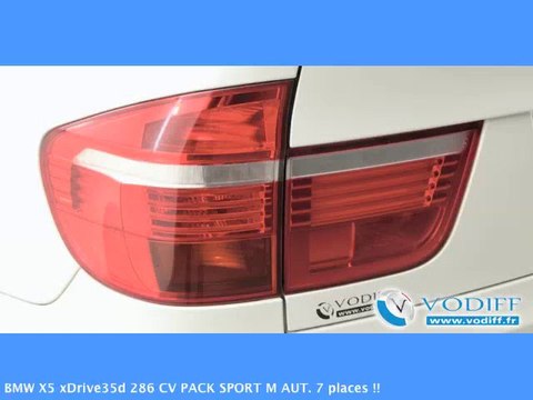 VODIFF : BMW OCCASION ALSACE : BMW X5 xDrive35d 286 CV PACK SPORT M AUT. 7 places !!! Neuf 92 000 euros !