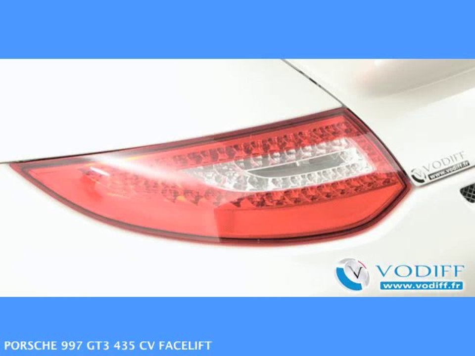 VODIFF : PORSCHE OCCASION ALSACE :PORSCHE 997 GT3 435 CV FACELIFT