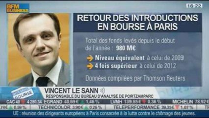Le retour des IPO à Paris: Vincent Le Sann, dans Intégrale Bourse - 12/11