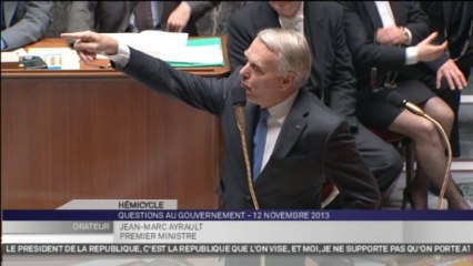 JM Ayrault à Ch. Jacob : "vous remettez en cause l'élection au suffrage universel du président de la République"