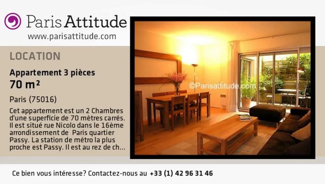 Appartement 2 Chambres à louer - La Muette, Paris - Ref. 1636