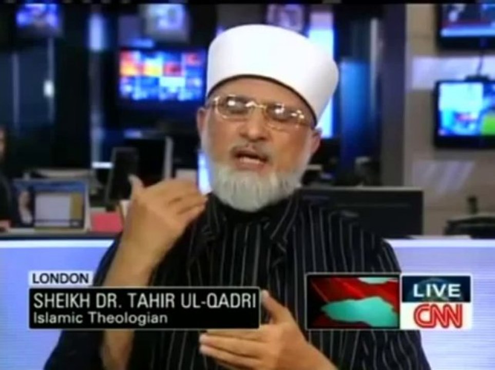 Dr Tahir ul Qadri is not afraid of any one on earth :CNN Amanpour