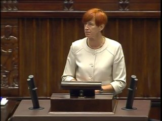 Elżbieta Rafalska - wystąpienie z 9 października 2013 r.