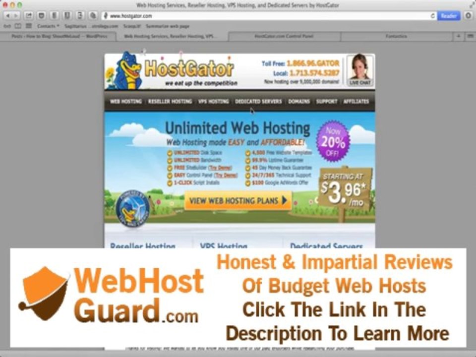 How to use Hostgator Shared hosting for WordPress Website
