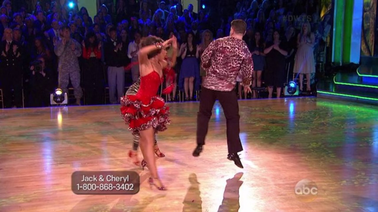 Jack Osbourne, Cheryl Burke & Sharna Burgess - Samba