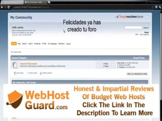 Instalar foro smf 2.0.2 en un hosting gratuito (nixiweb)