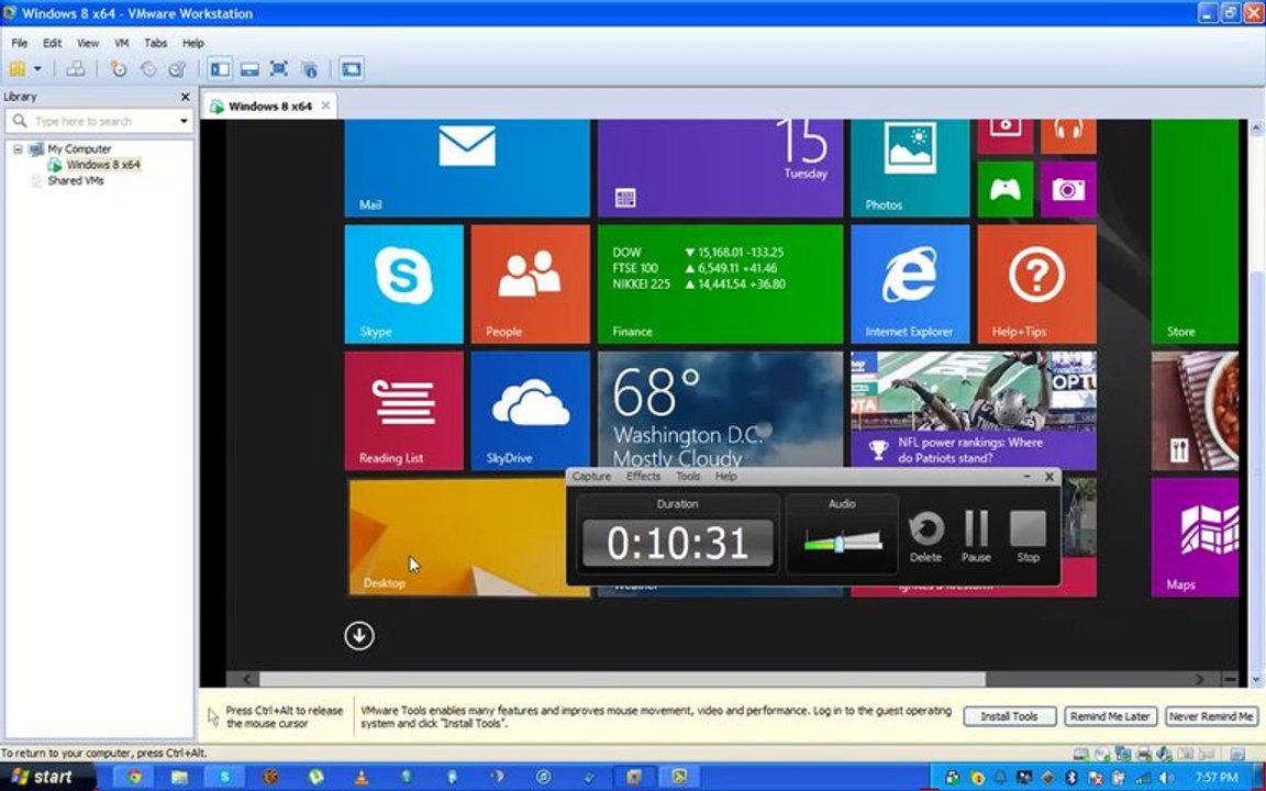 Installing Windows 8.1 on VMWare
