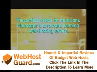 Web Hosting For Musicians Hosting
