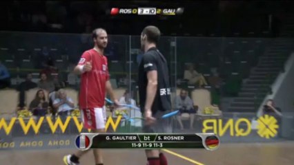 Squash - Gaultier dans le bon tempo