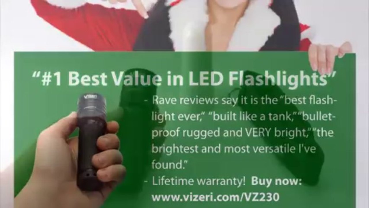 Compact LED Flashlight Makes The Perfect Christmas Gift For Rugged Guys.