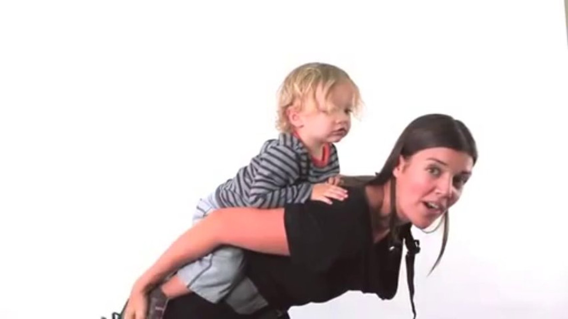 Echarpe porte-bébé sur la hanche : comment nouer - Vidéo Dailymotion