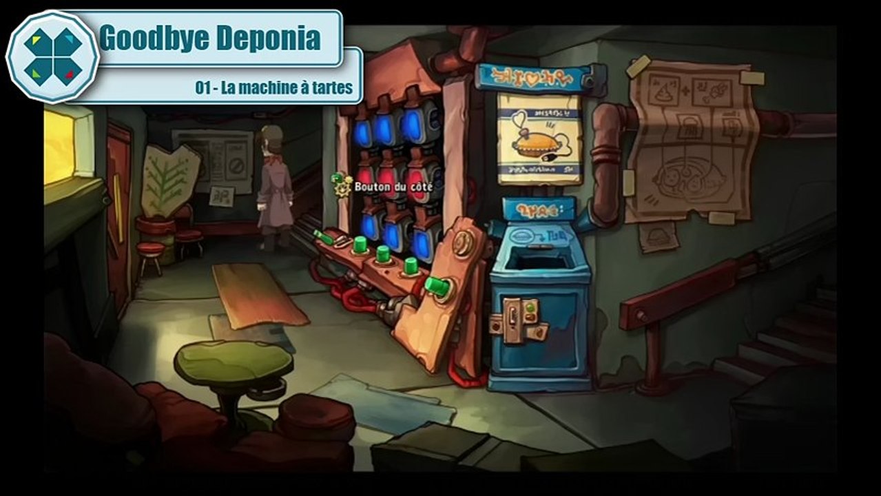 Goodbye Deponia - Solution - Enigme de la machine à Tartes